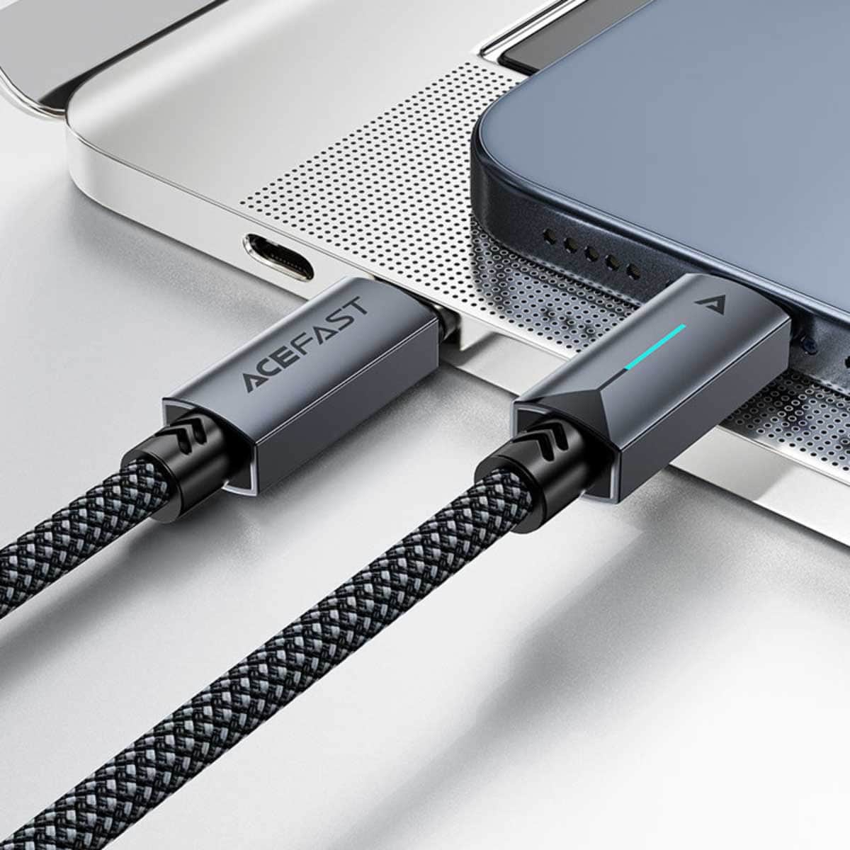 Acefast Black C19-03 60W USB-C to USB-C Fast Charging Cable