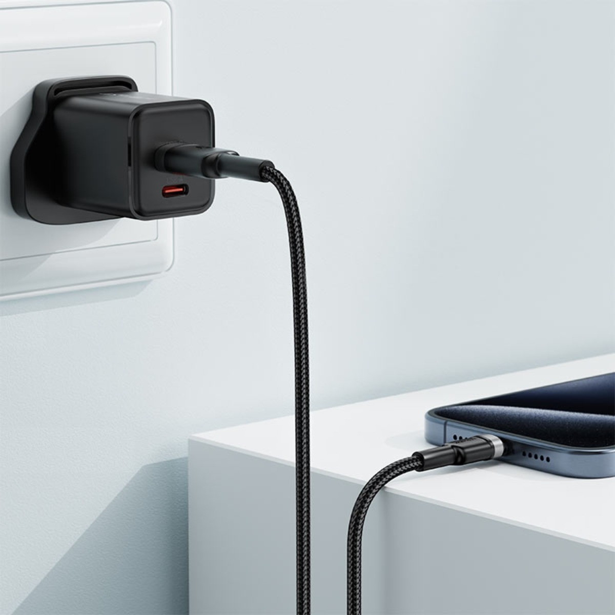 ايسفاست C22-04 كابل USB-A إلى USB-C - أسود