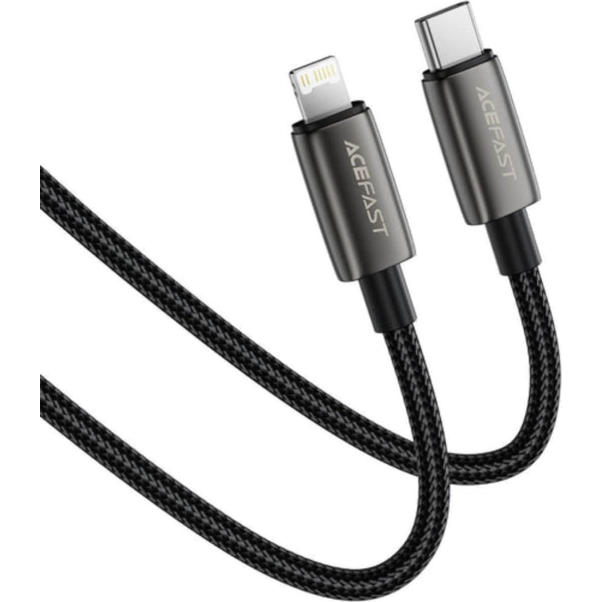 Acefast Black C23-01 USB-C to Lightning Cable