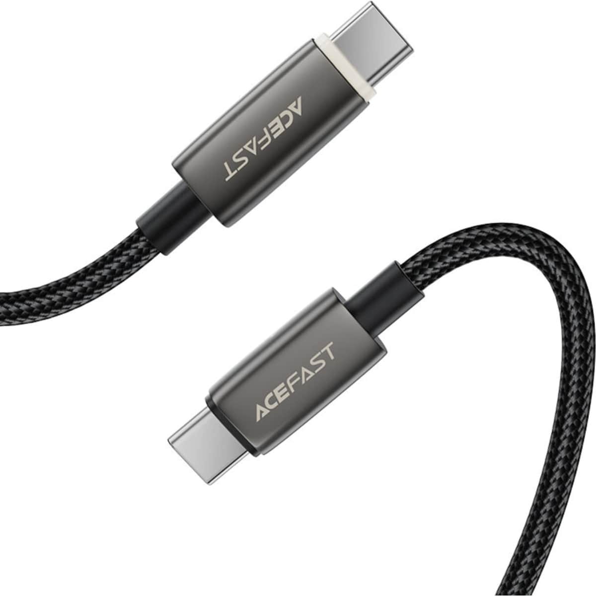 Acefast Black C23-03 Smart Power-Off USB-C to USB-C Cable