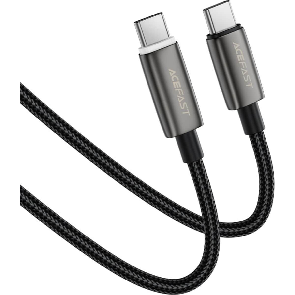 Acefast Black C23-03 Smart Power-Off USB-C to USB-C Cable