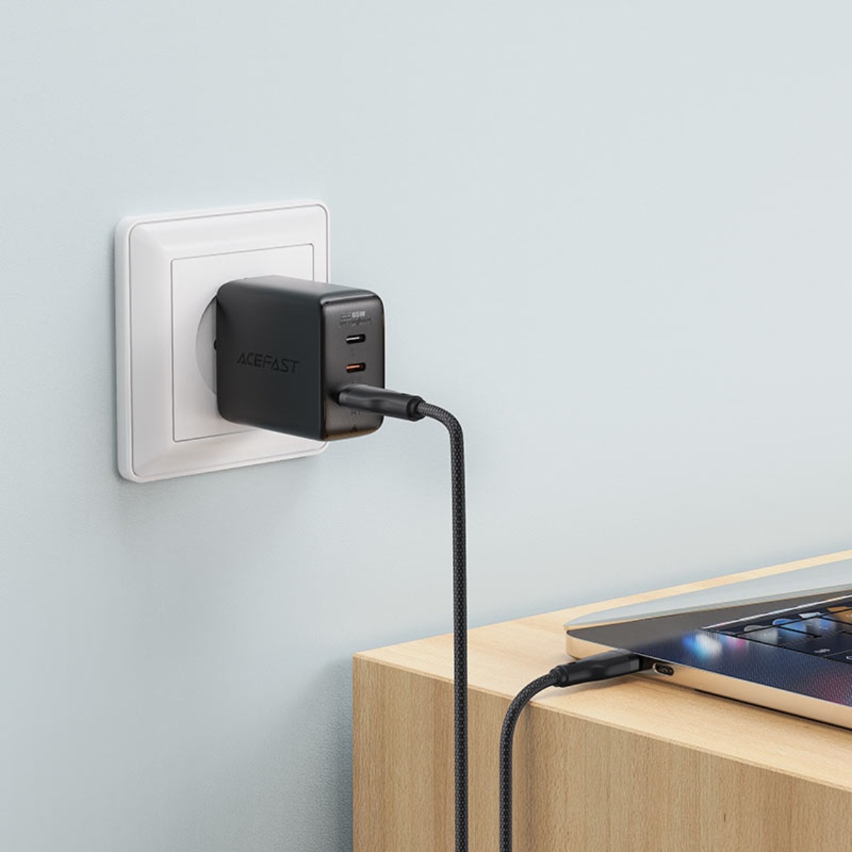 ايسفاست C8-04 كابل USB-A إلى USB-C - أسود