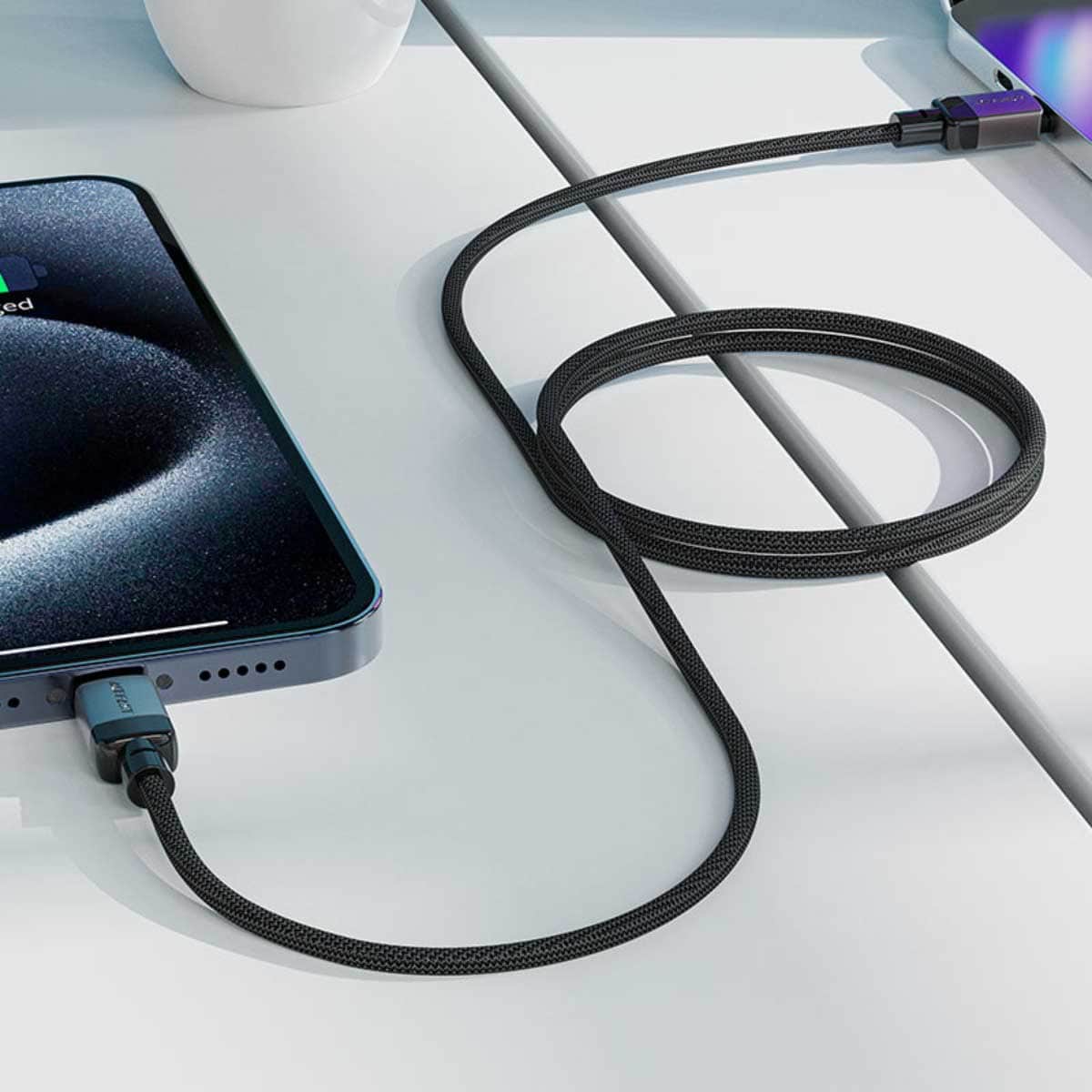 Acefast Black C9-03 USB-C to USB-C Cable
