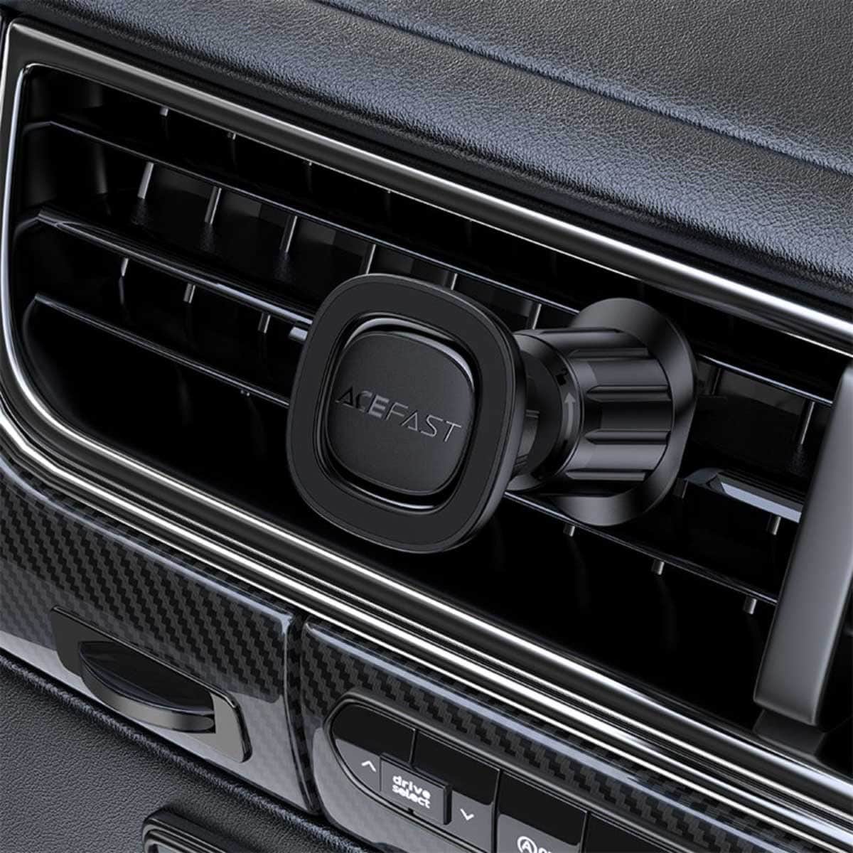 Acefast Black D50 Magnetic Air Vent Car Phone Mount