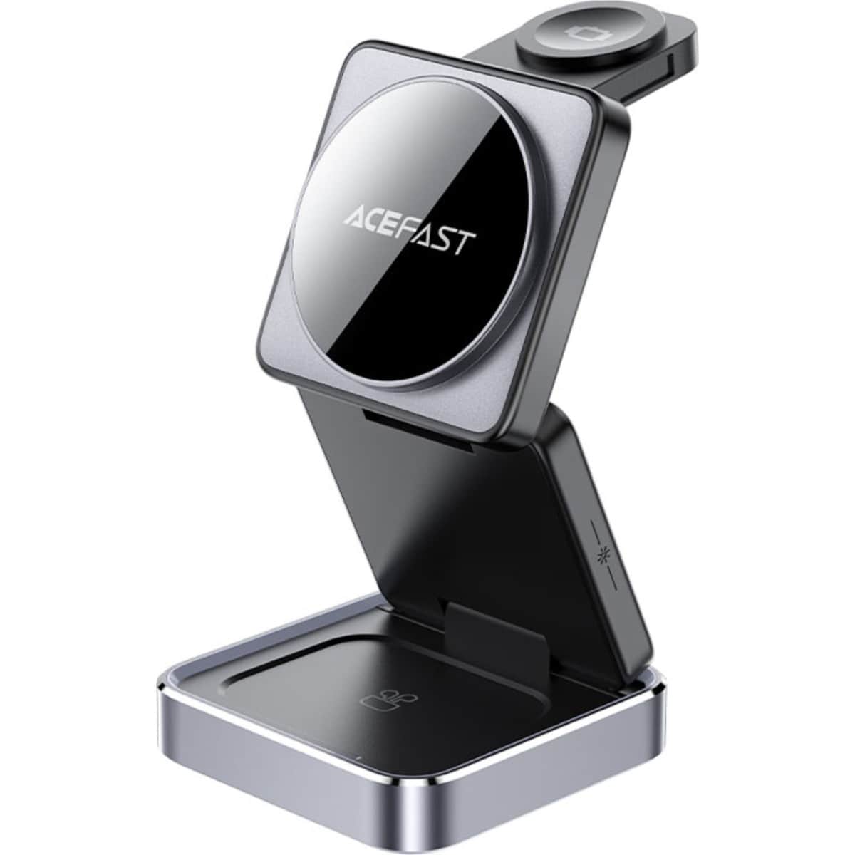 Acefast Black E20 3-in-1 Desktop Wireless Charging Stand