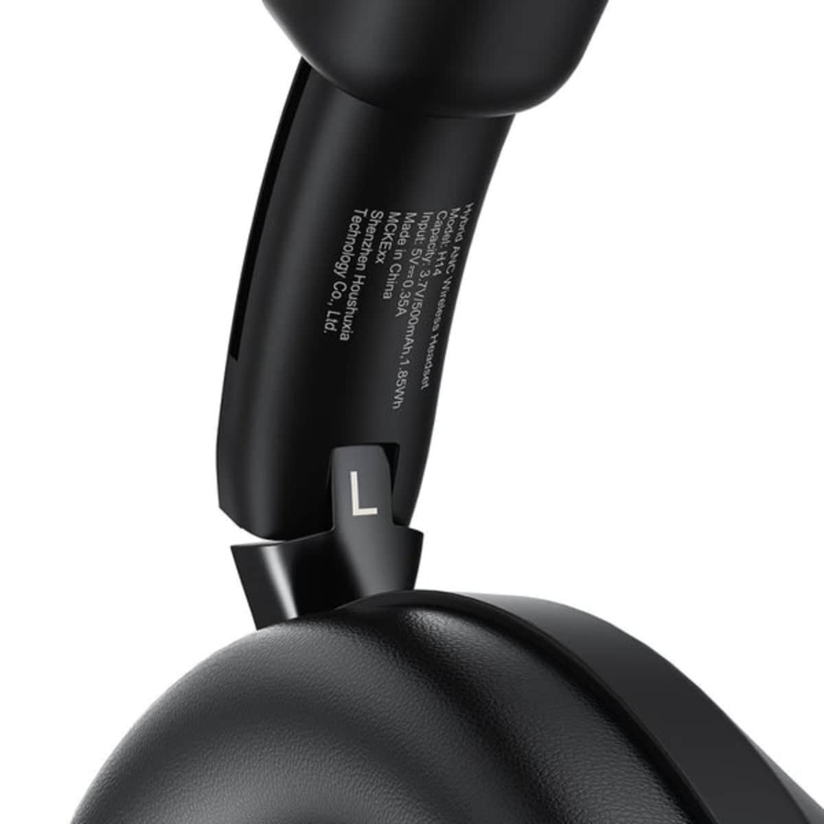 Acefast Black H14 Hybrid ANC Wireless Over Ear Headphones