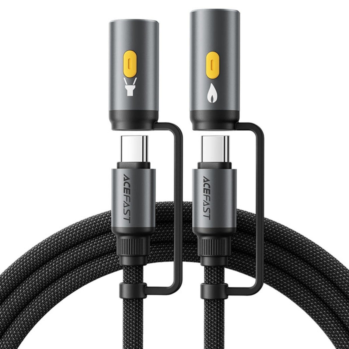 ايسفاست J4 كابل USB-C متعدد الوظائف - أسود