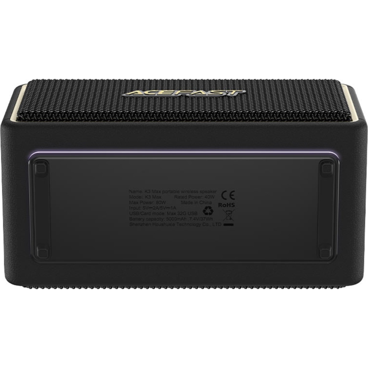 ايسفاست K3 Max مكبر صوت لاسلكي محمول - أسود