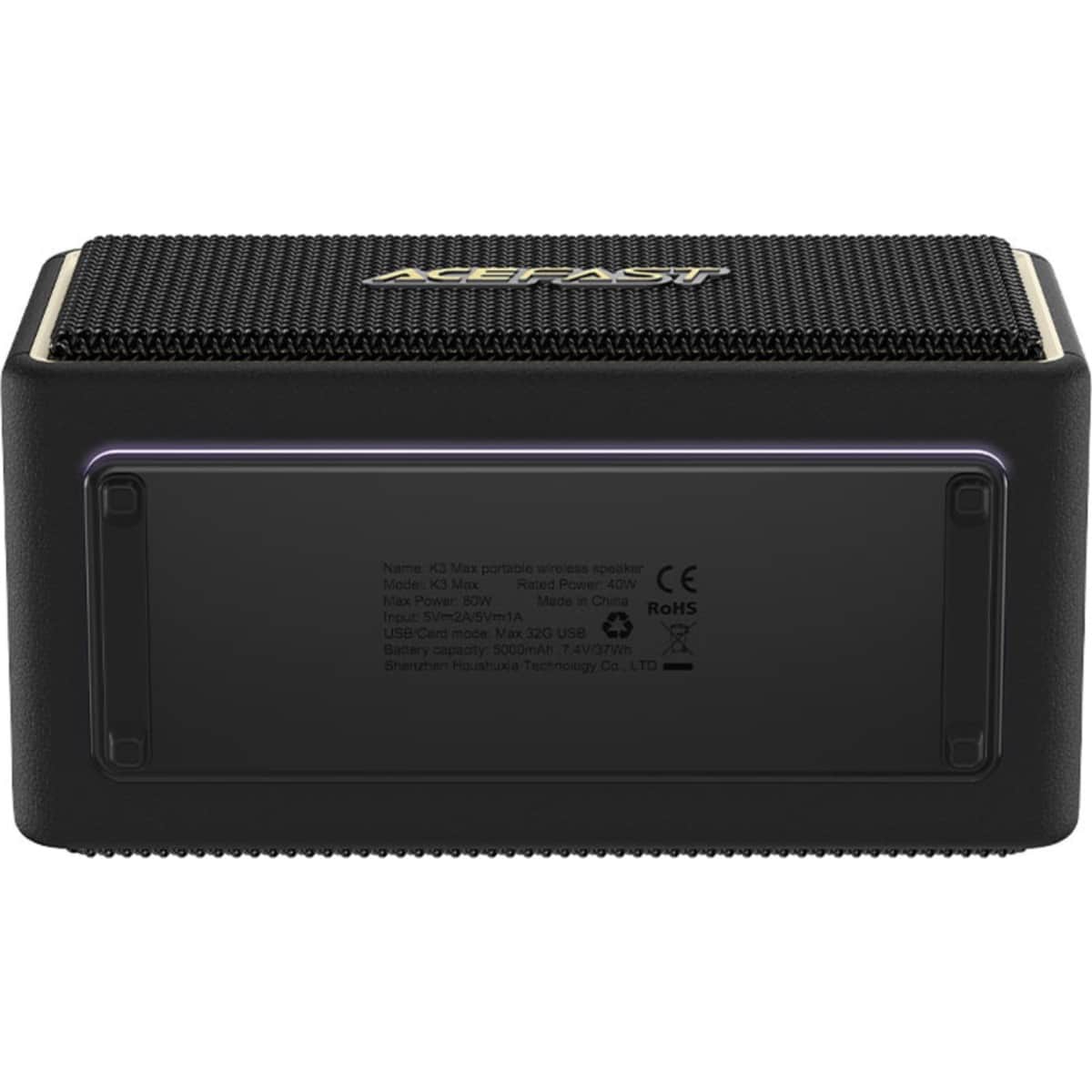ايسفاست K3 Max مكبر صوت لاسلكي محمول - أسود