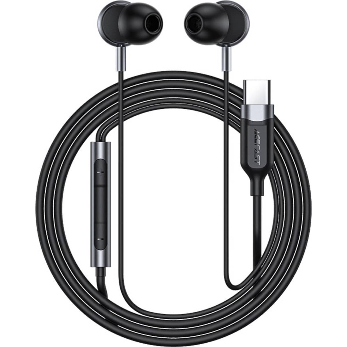 ايسفاست L6 سماعات أذن سلكية داخل الأذن بمنفذ USB-C - أسود