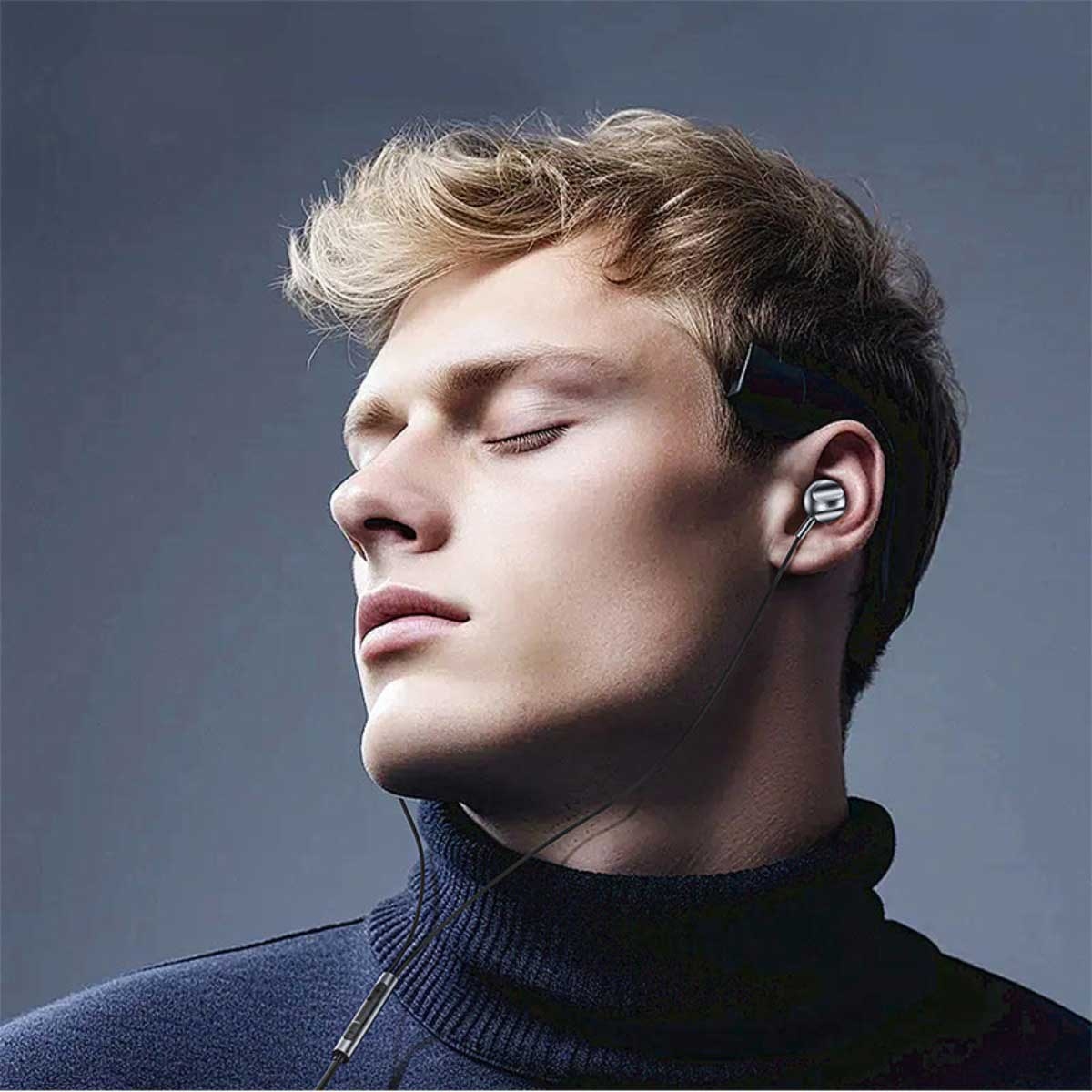 ايسفاست L6 سماعات أذن سلكية داخل الأذن بمنفذ USB-C - أسود