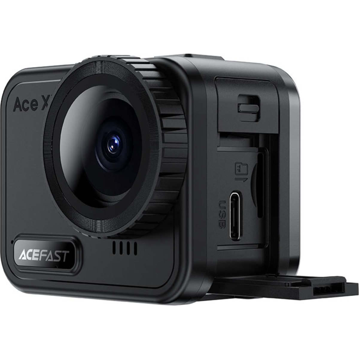 ايسفاست X1 كاميرا أكشن مقاومة للماء بدقة 4K - أسود