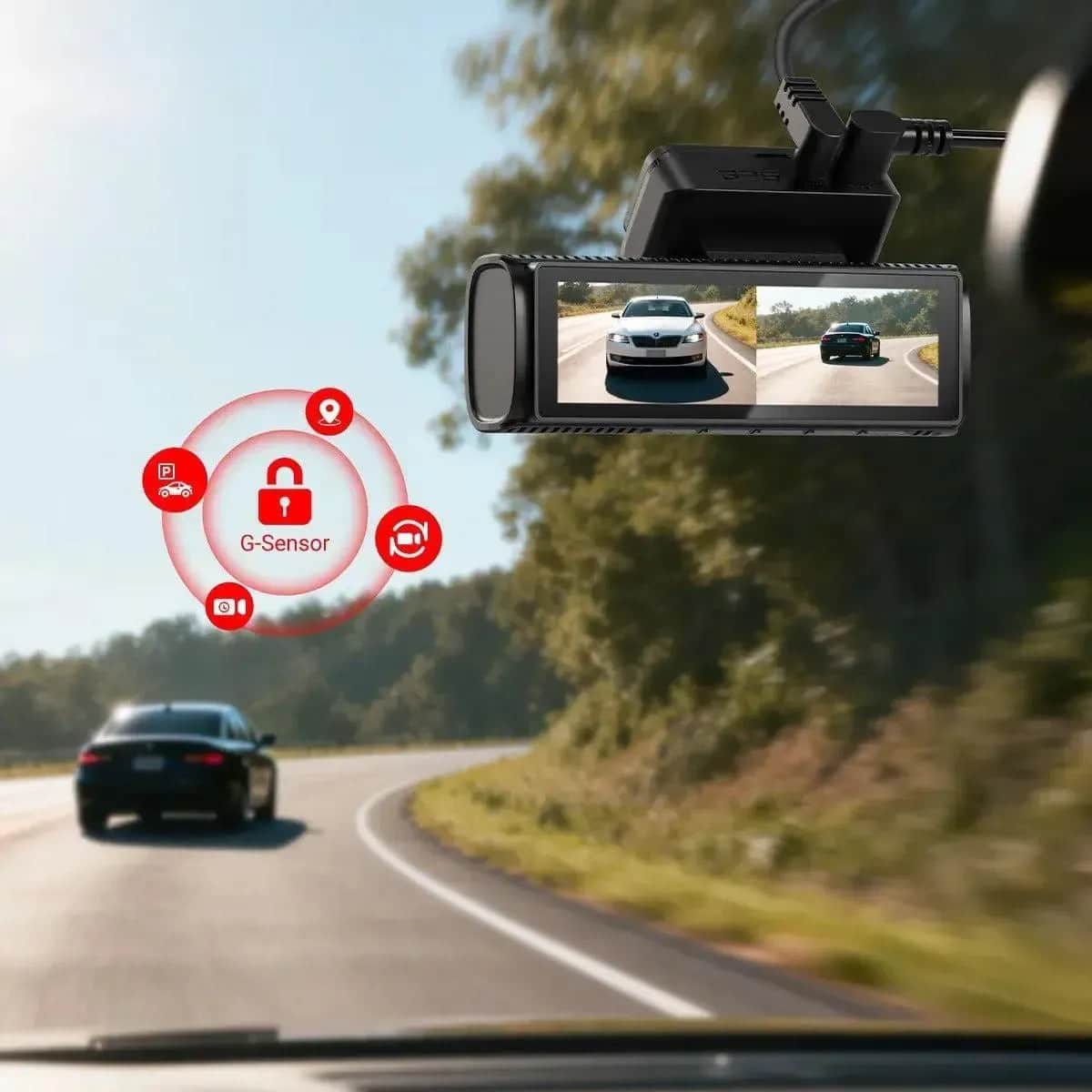 Acefast Black X2 4K Dual-Channel Dash Cam