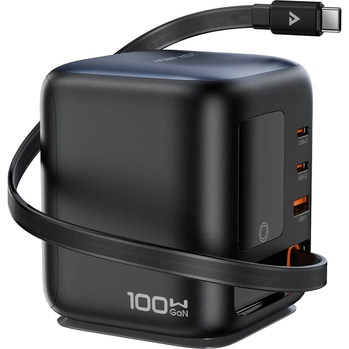 Acefast Black Z10 100W 4-Port 3C1A GaN Desktop Power Station (UK)