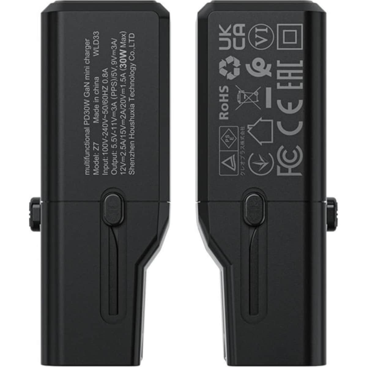 Acefast Black Z7 30W GaN Mini Charger