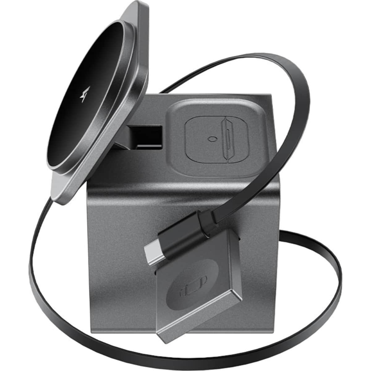 Acefast E34 Electric Flip 3-in-1 Wireless Charger