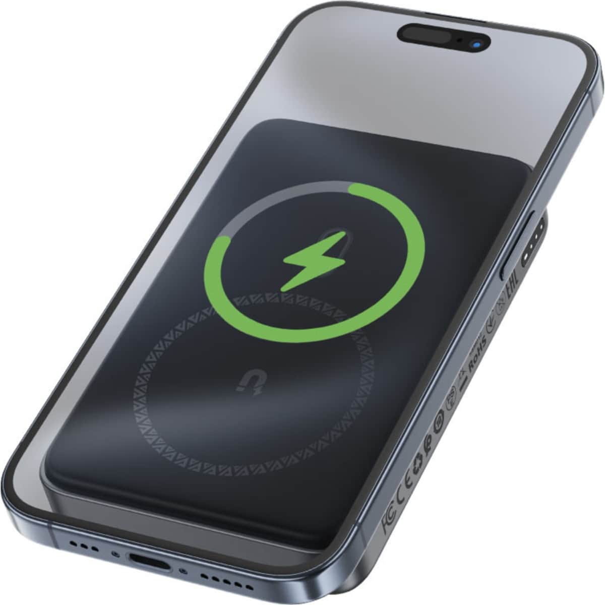 ايسفاست M10 باور بانك لاسلكي مغناطيسي بسعة 10000mAh وقدرة 30W مع كابل قابل للسحب