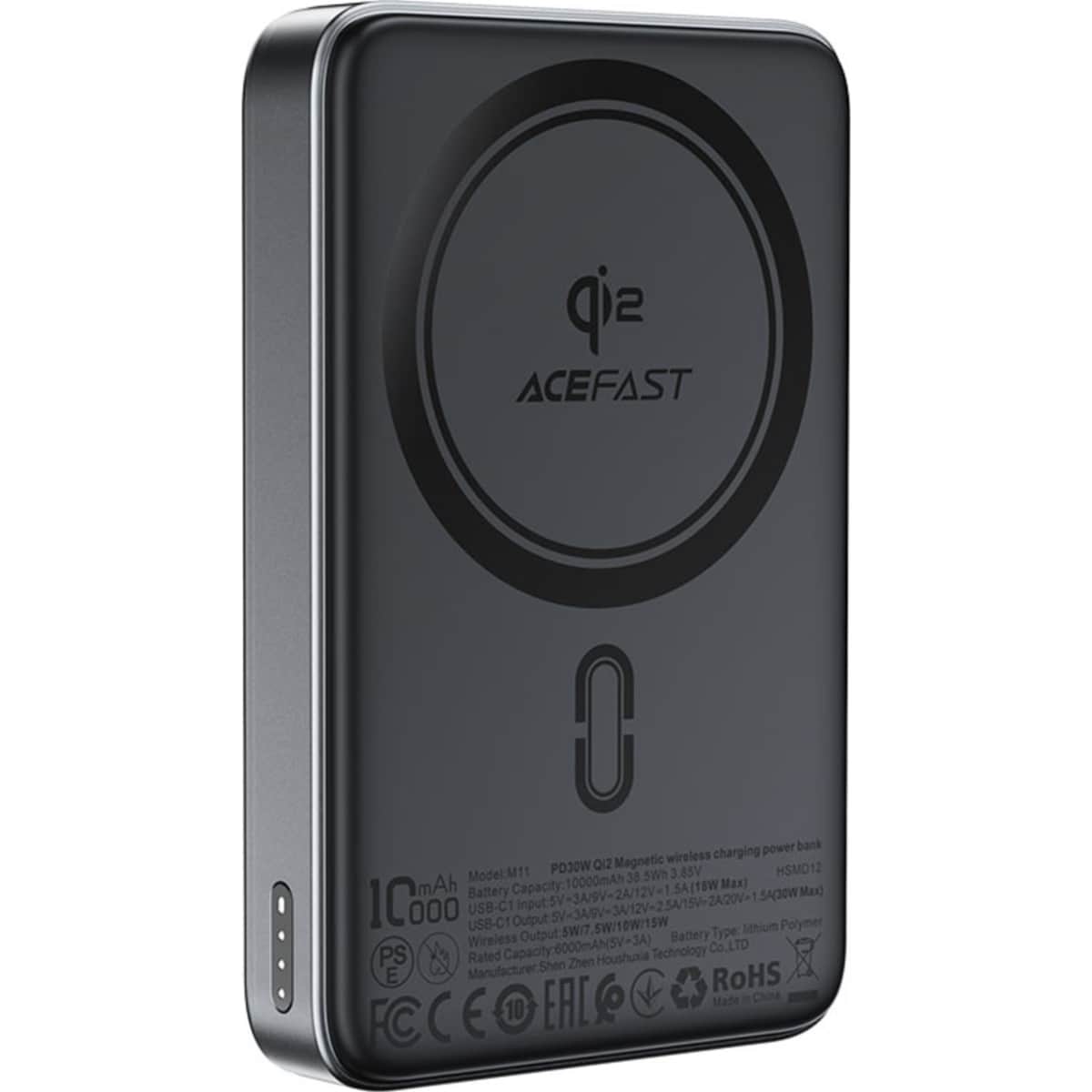 Acefast M11 10000mAh 30W Qi2 Magnetic Wireless Power Bank