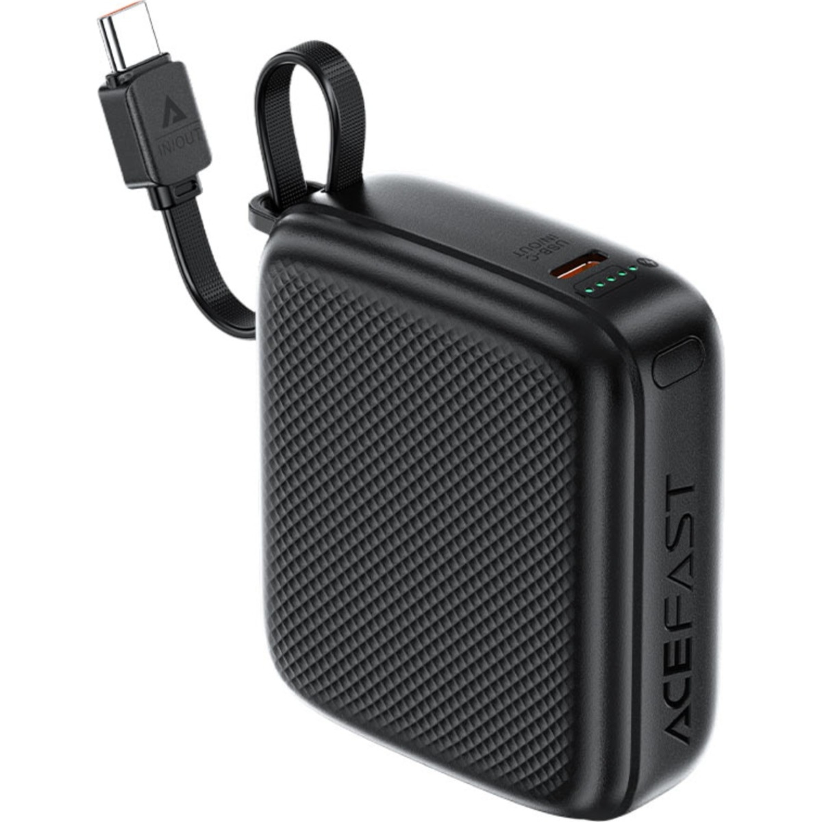 ايسفاست M15 باور بانك بسعة 10000mAh وقدرة 20W مع كابل قابل للسحب