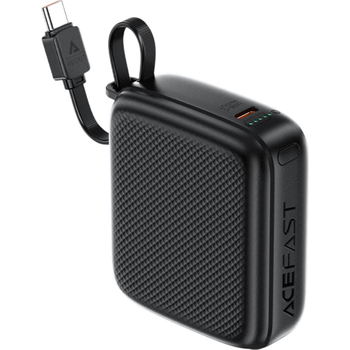 Acefast M15 10000mAh 20W Power Bank with Retractable Cable