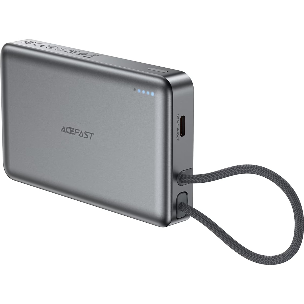 ايسفاست M18 باور بانك مغناطيسي بسعة 10000mAh وقدرة 22.5W مع كابل قابل للسحب