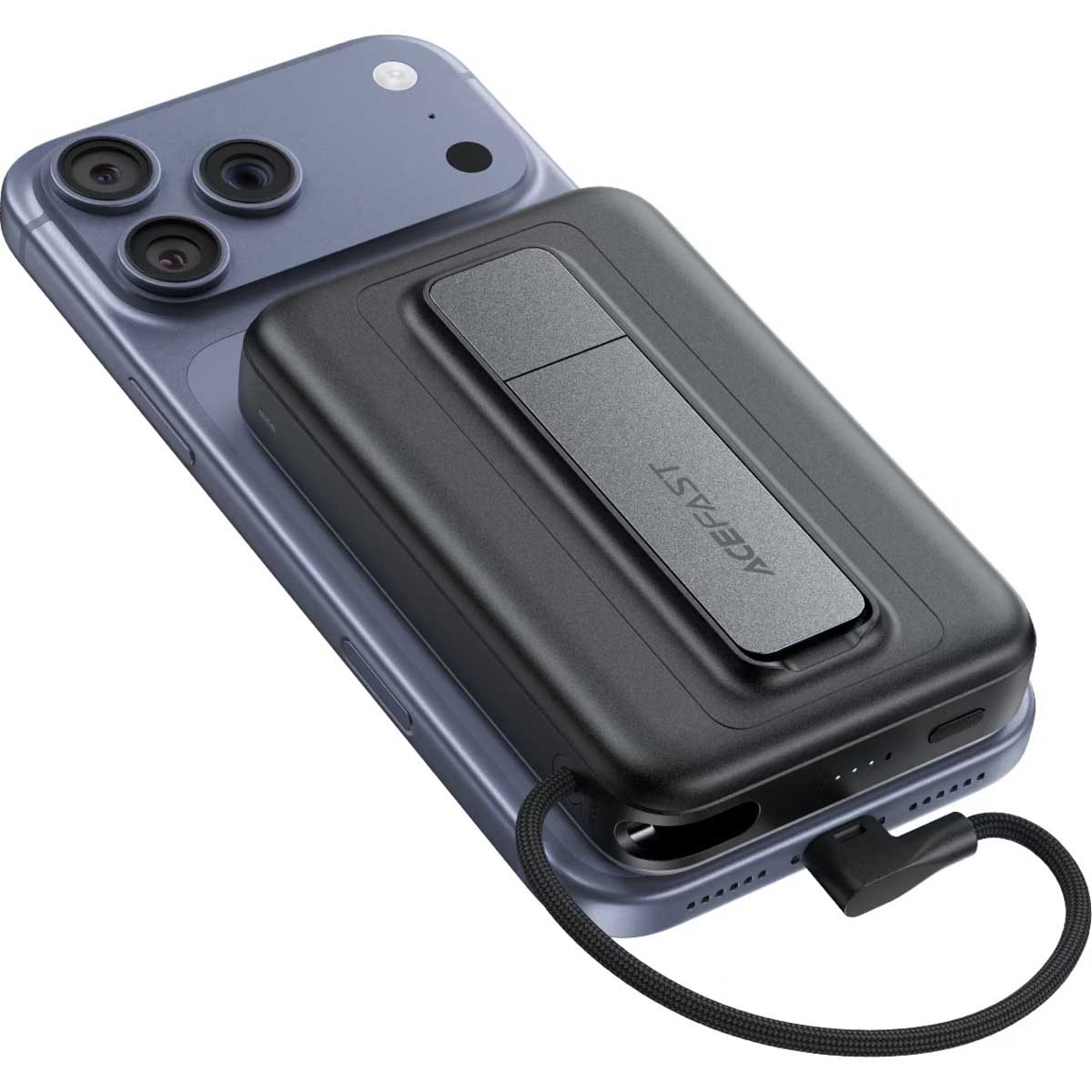 ايسفاست M24 باور بانك مغناطيسي بسعة 10000mAh وقدرة 22.5W مع كابل قابل للسحب