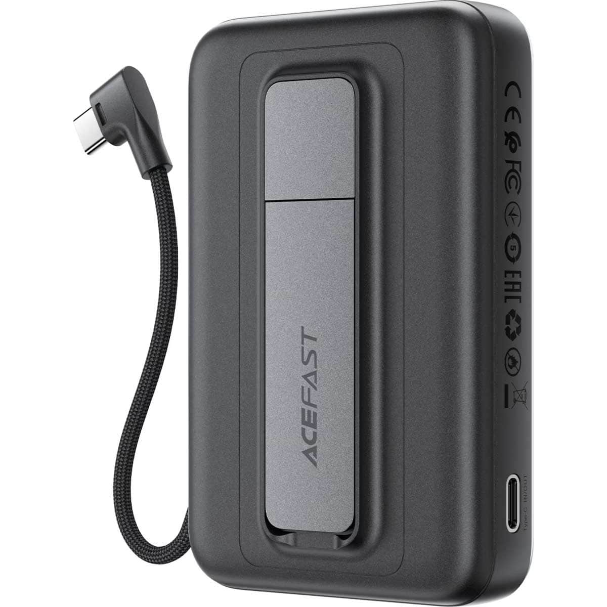 Acefast M24 10000mAh 22.5W Magnetic Power Bank with Retractable Cable
