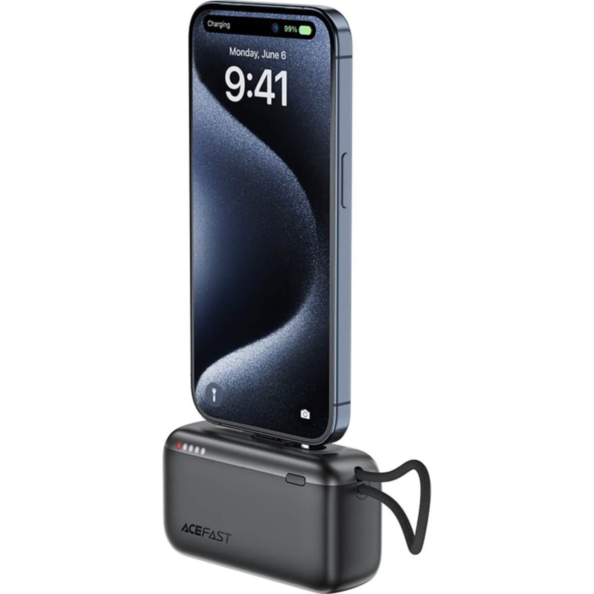 Acefast M27 10000mAh 22.5W Power Bank with Retractable Cable