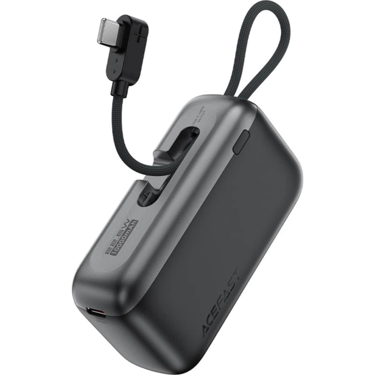 Acefast M27 10000mAh 22.5W Power Bank with Retractable Cable