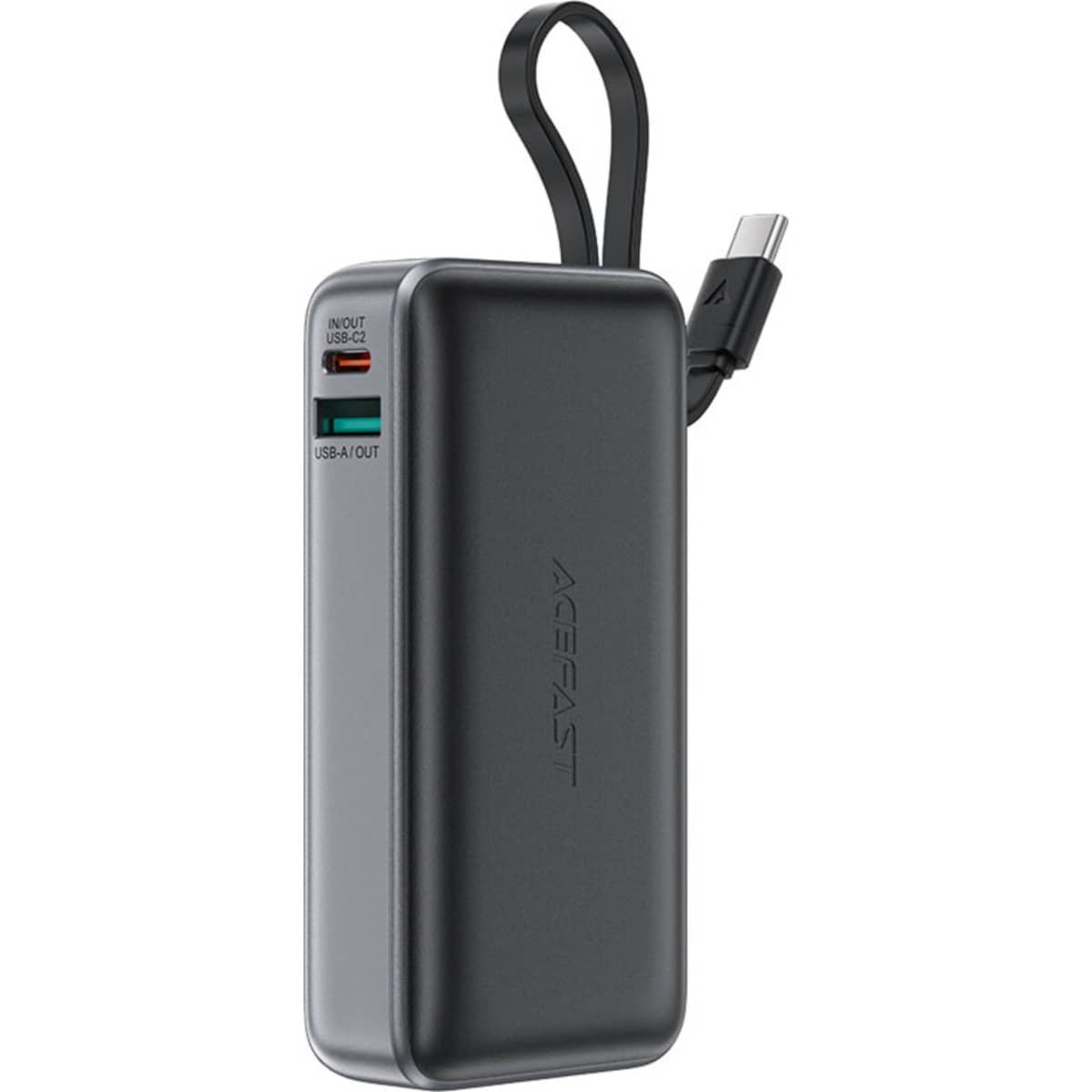 ايسفاست M7 باور بانك بسعة 10000mAh وقدرة 30W مع كابل قابل للسحب