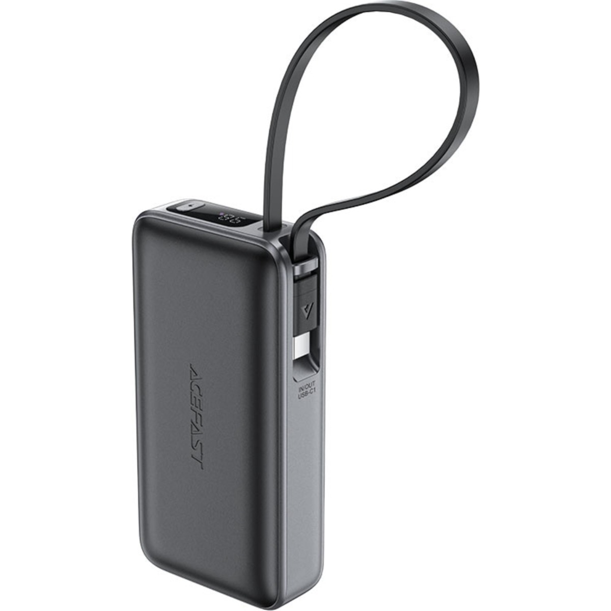 ايسفاست M7 باور بانك بسعة 10000mAh وقدرة 30W مع كابل قابل للسحب