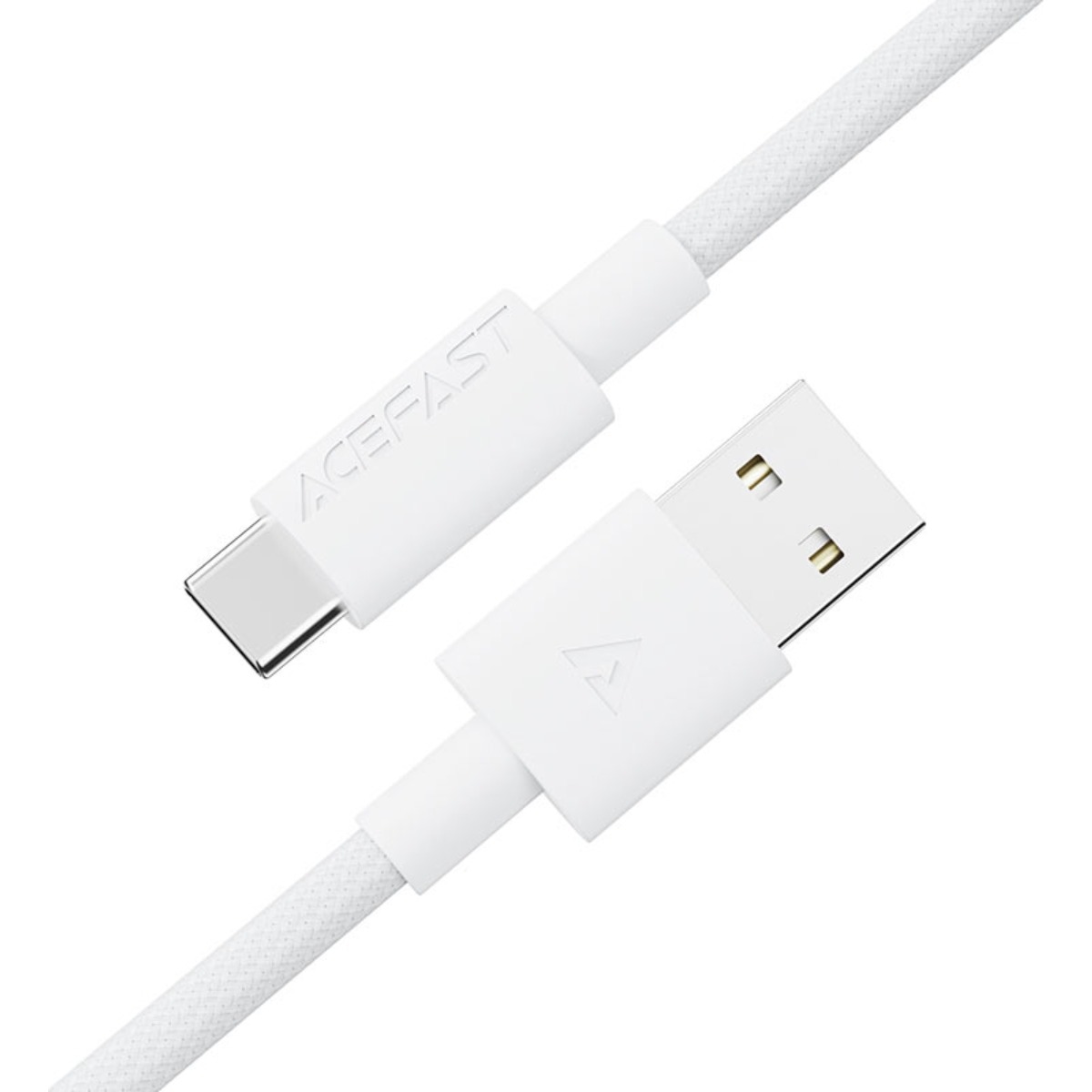 ايسفاست C18-04 كابل مضفر USB-A إلى USB-C - أبيض