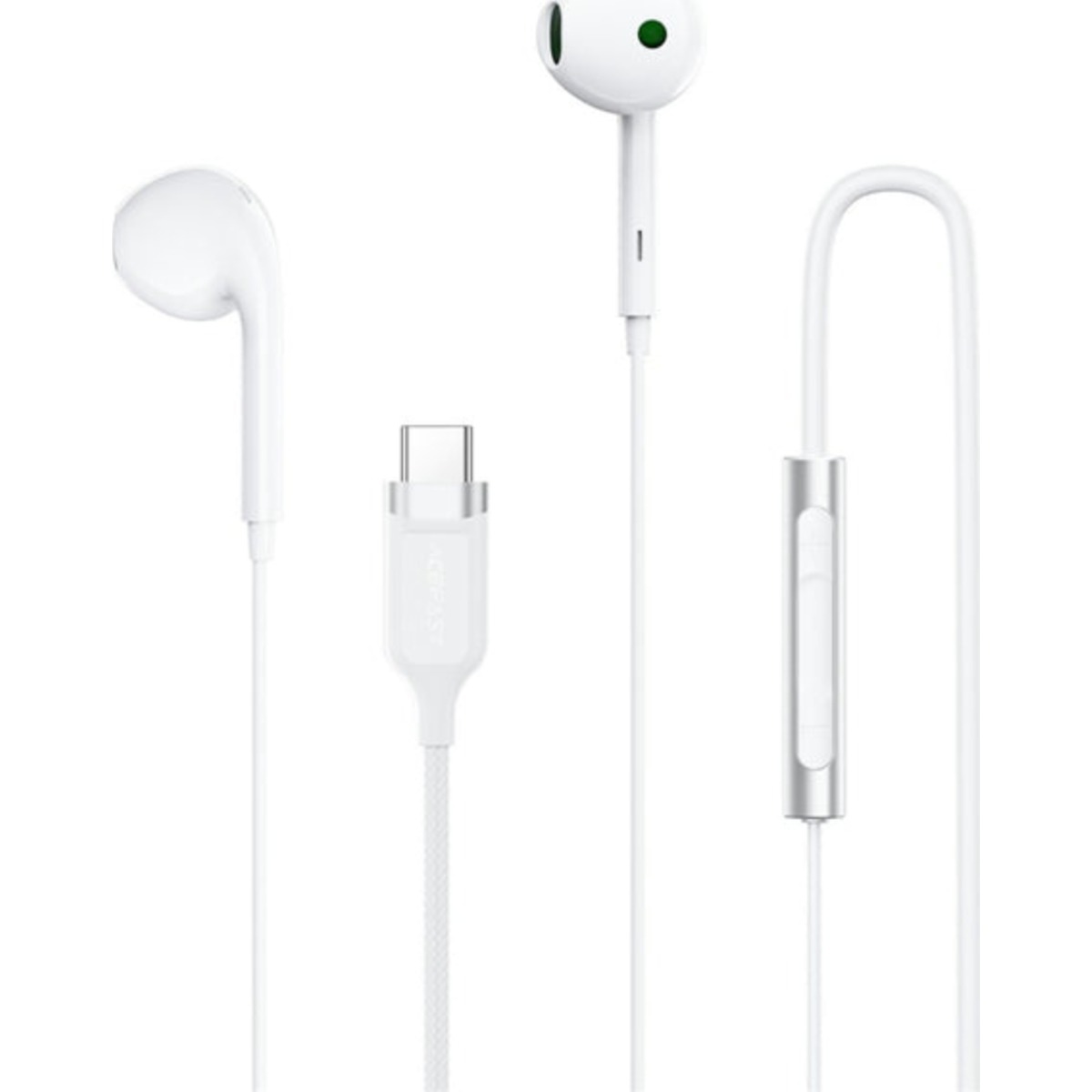 ايسفاست L7 سماعات أذن سلكية شبه داخل الأذن بمنفذ USB-C - أبيض