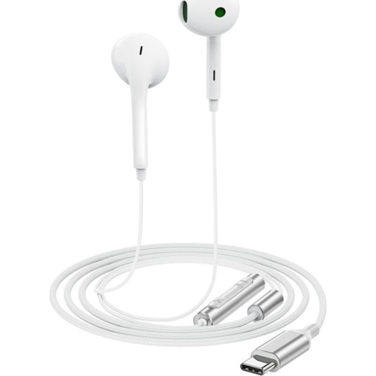 ايسفاست L7 سماعات أذن سلكية شبه داخل الأذن بمنفذ USB-C - أبيض