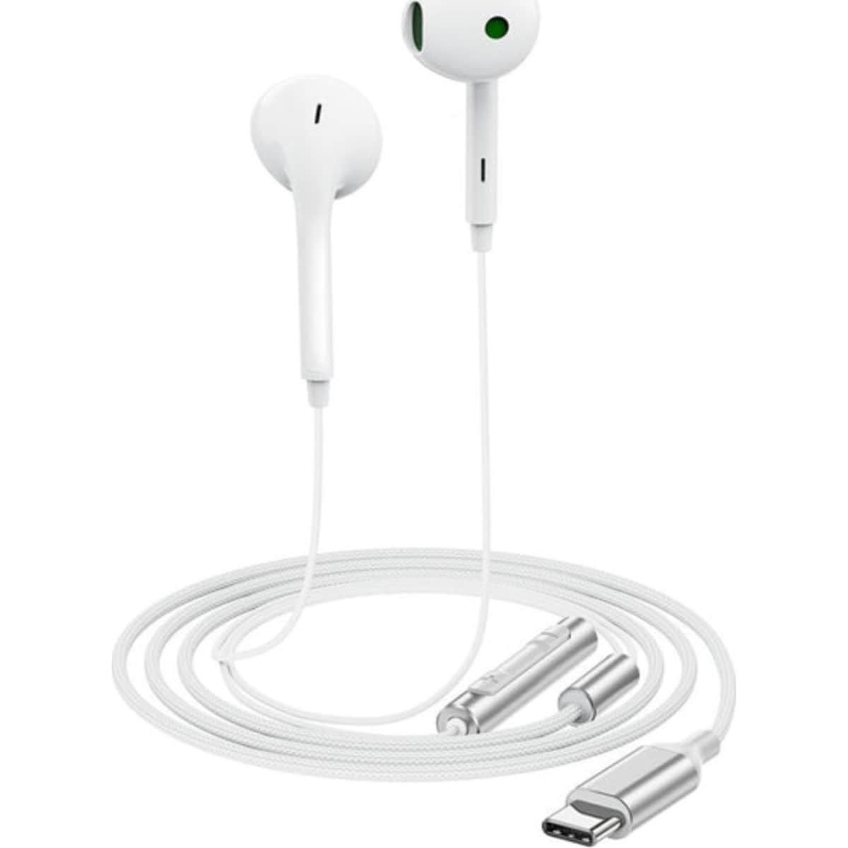 ايسفاست L7 سماعات أذن سلكية شبه داخل الأذن بمنفذ USB-C - أبيض