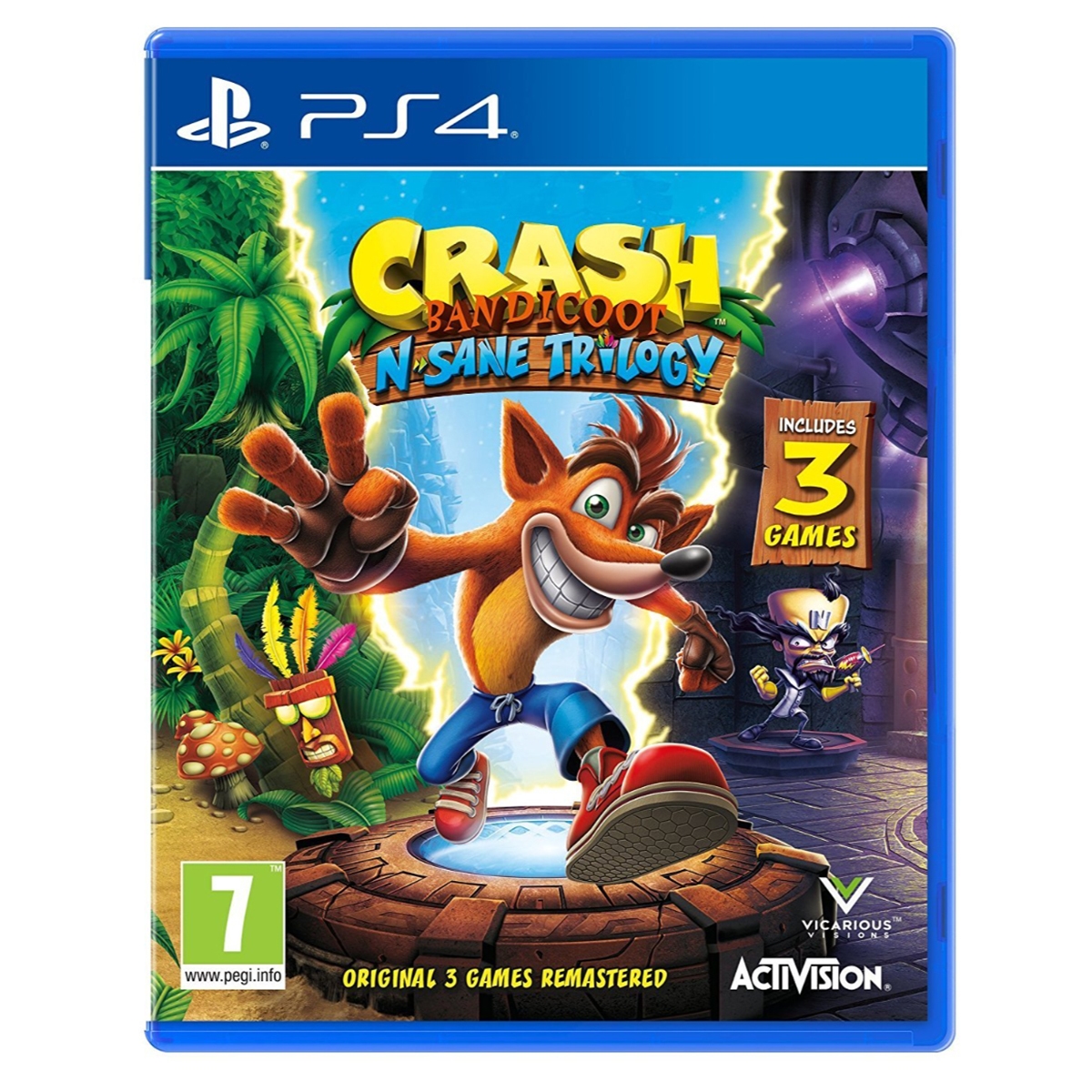 Activision Crash Bandicoot: N Sane Trilogy Video Game for PlayStation 4