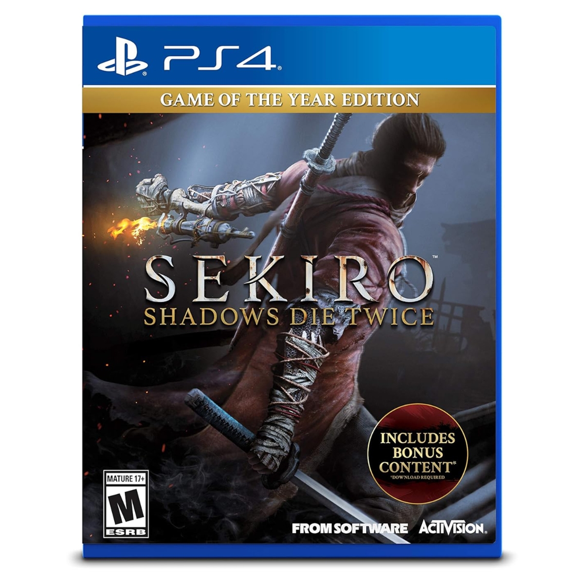 Activision Sekiro: Shadows Die Twice Video Game for PlayStation 4