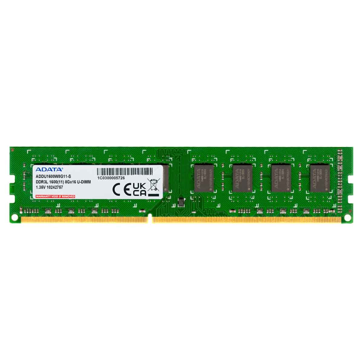 أداتا ذاكرة رام للكمبيوتر المكتبي 8 جيجابايت DDR3L بسرعة 1600 ميجاهرتز