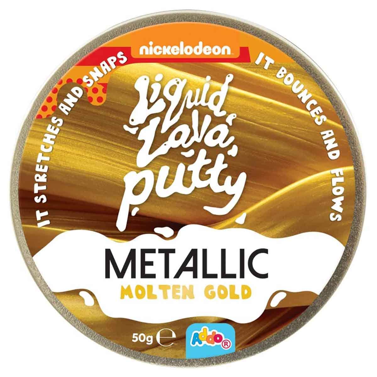Addo 50g Nickelodeon Liquid Lava Metallic Assorted Putty Unisex, 3-4 Years