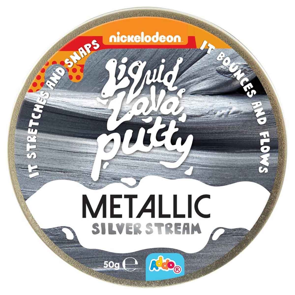 Addo 50g Nickelodeon Liquid Lava Metallic Assorted Putty Unisex, 3-4 Years
