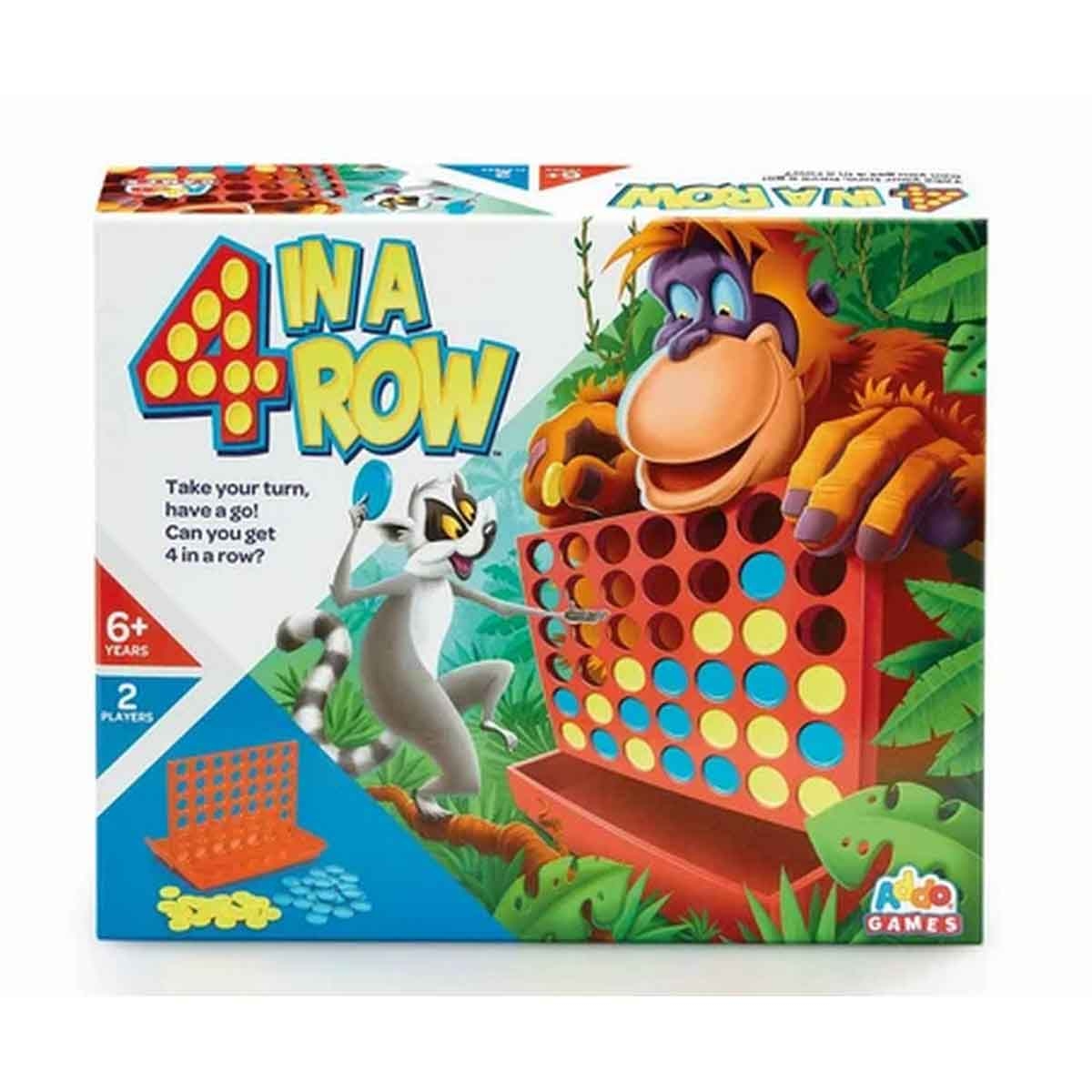 آدو جيمز لعبة أربع في صف لوحية للجنسين عمر 5-7 سنوات