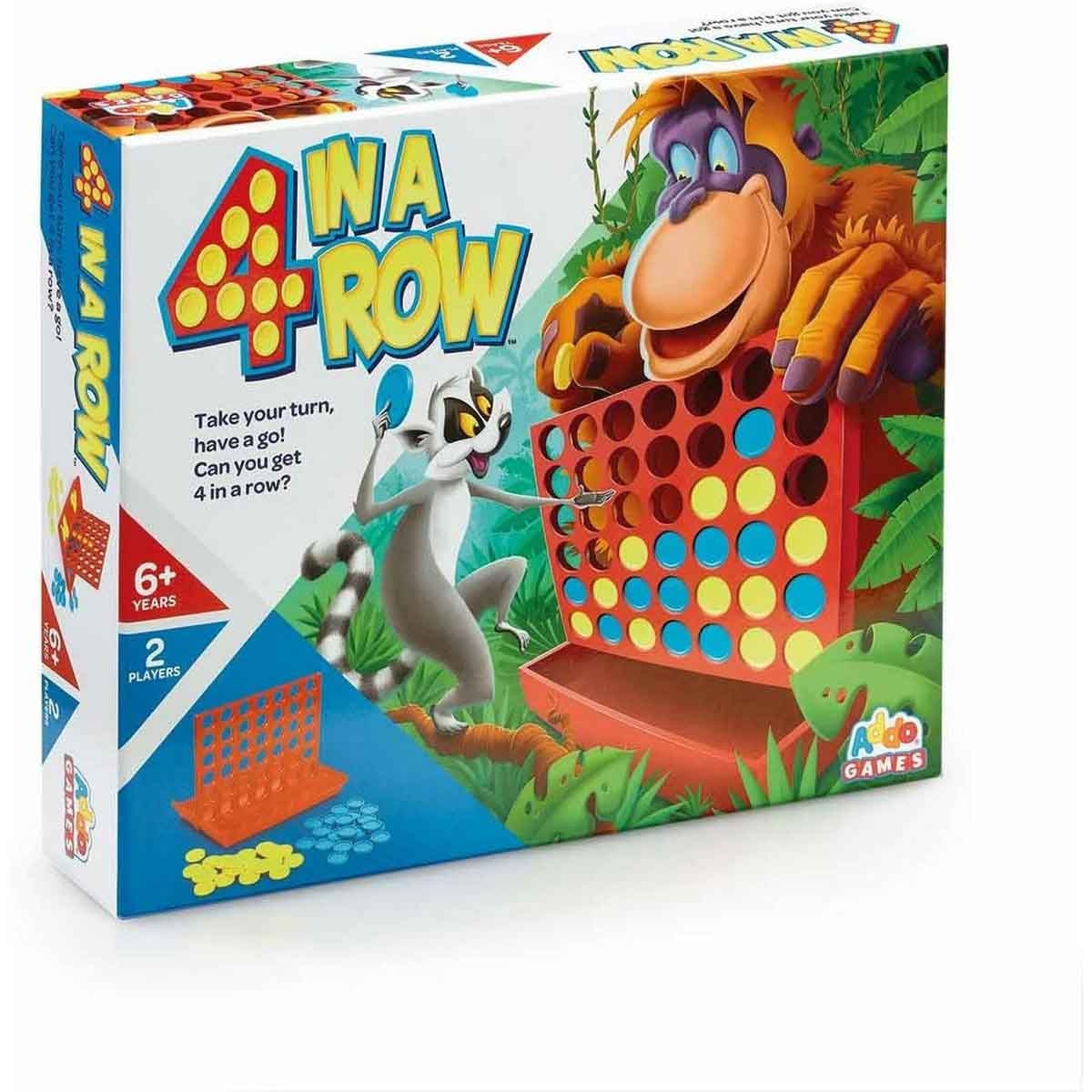 آدو جيمز لعبة أربع في صف لوحية للجنسين عمر 5-7 سنوات