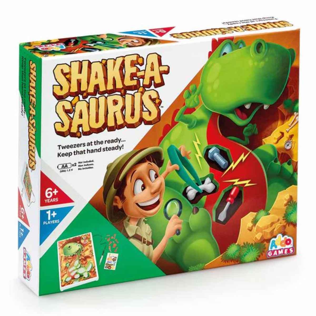 Addo Games Shake A Saurus Version 2 Game Unisex, 5-7 Years