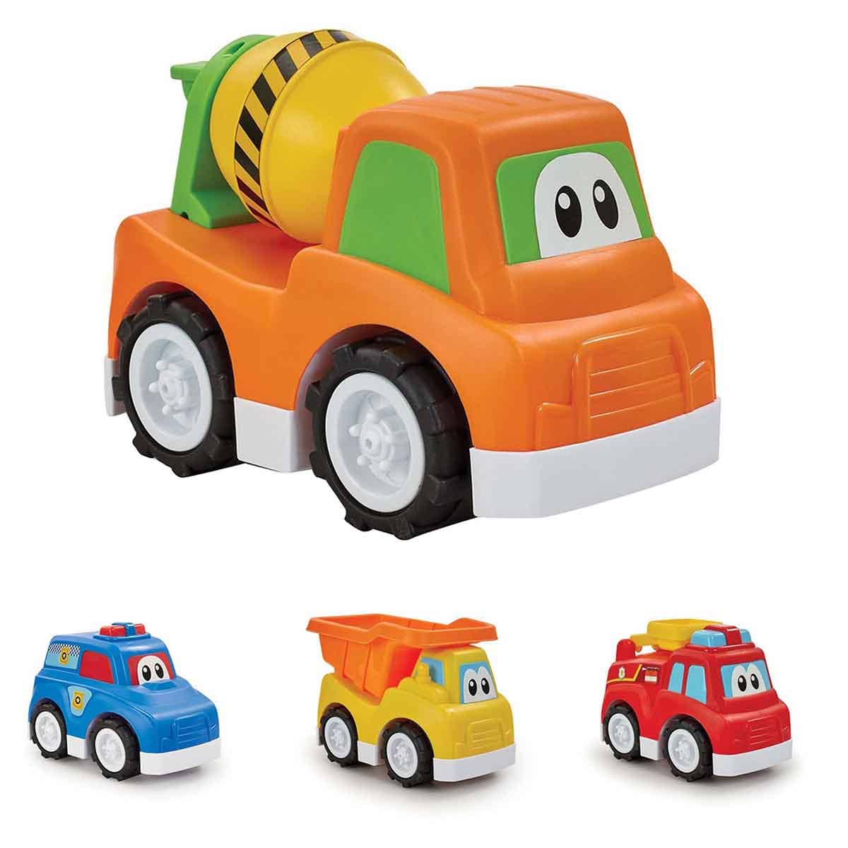 Addo Little Lot Cartoon Assorted Vehicle Squad Unisex, 3-4 Years