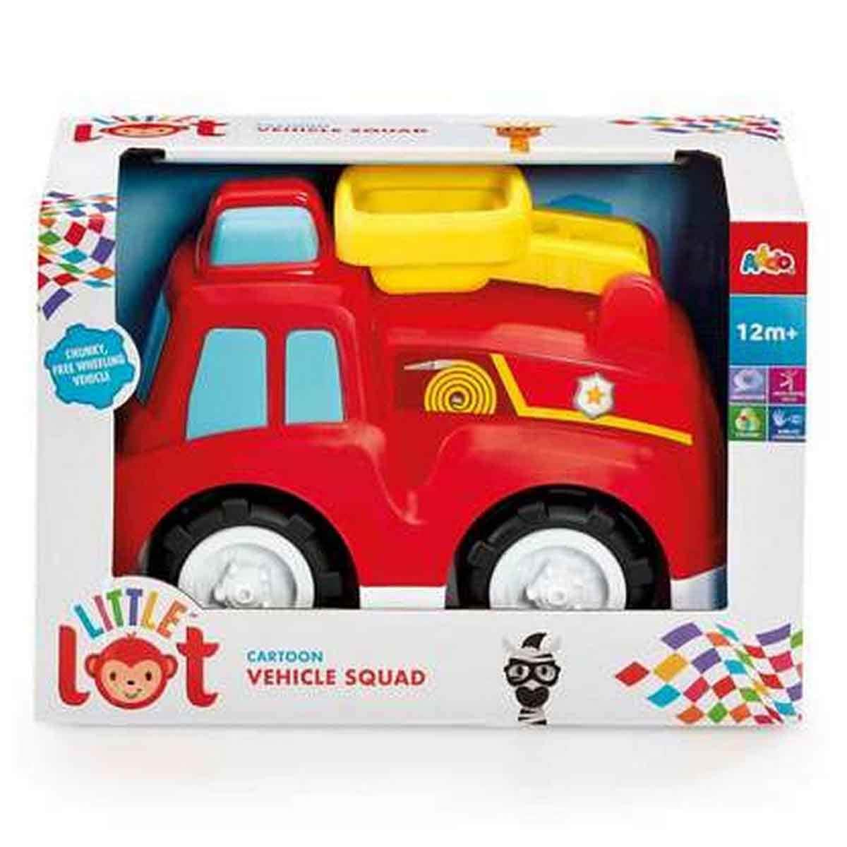 Addo Little Lot Cartoon Assorted Vehicle Squad Unisex, 3-4 Years