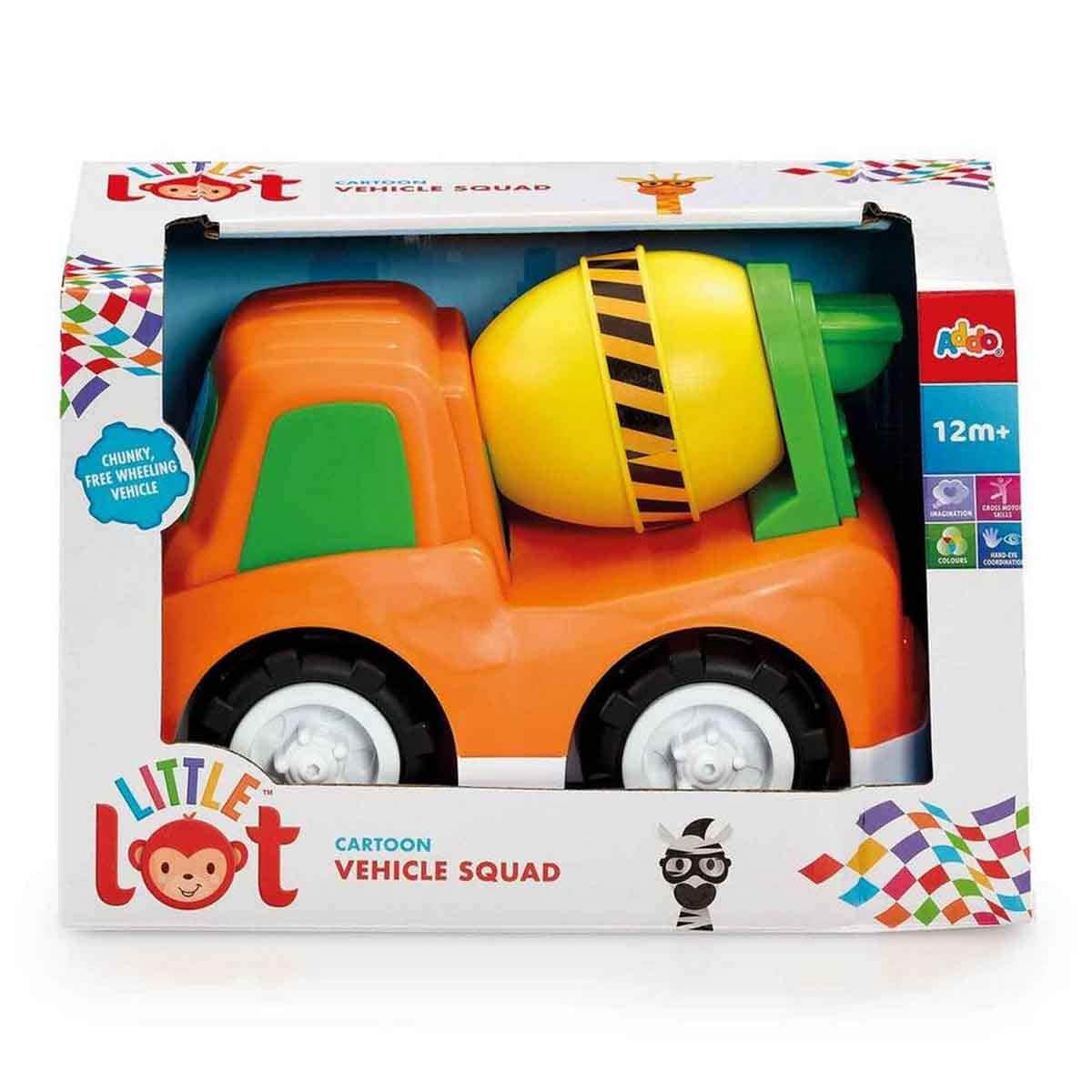 Addo Little Lot Cartoon Assorted Vehicle Squad Unisex, 3-4 Years