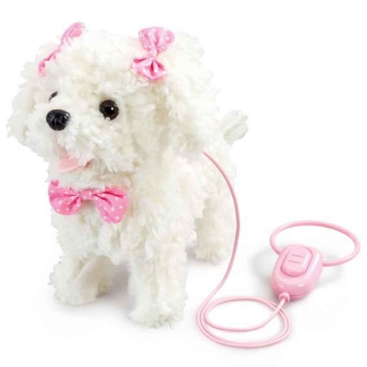 Addo Pitter Patter Walk Along Poodle Plush Toy Unisex, 3-4 Years