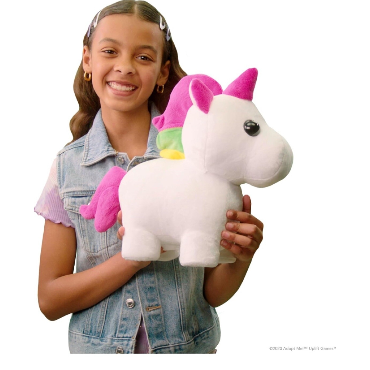 Adopt Me 12″ Neon Unicorn Plush Toy Unisex, 5-7 Years
