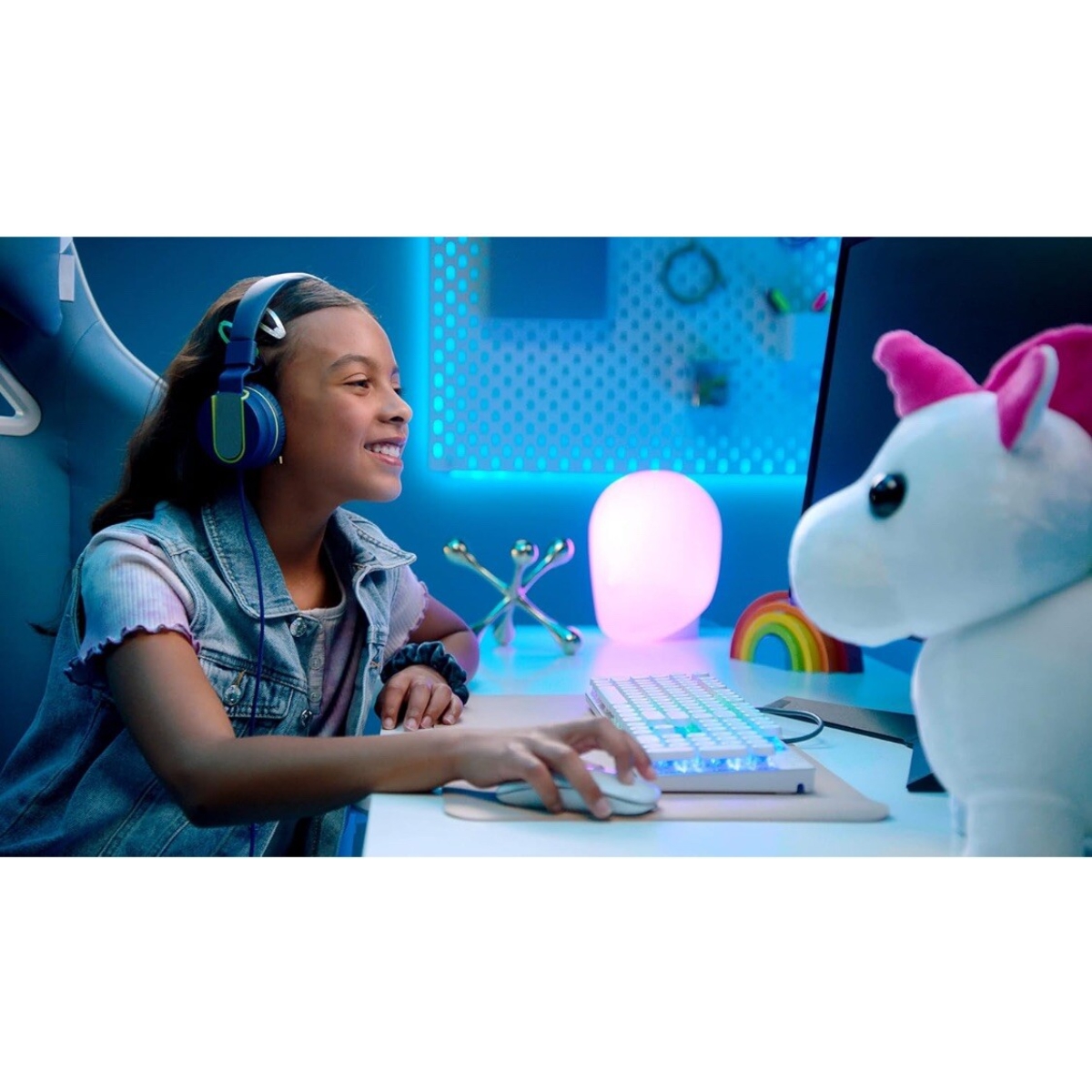 Adopt Me 12″ Neon Unicorn Plush Toy Unisex, 5-7 Years