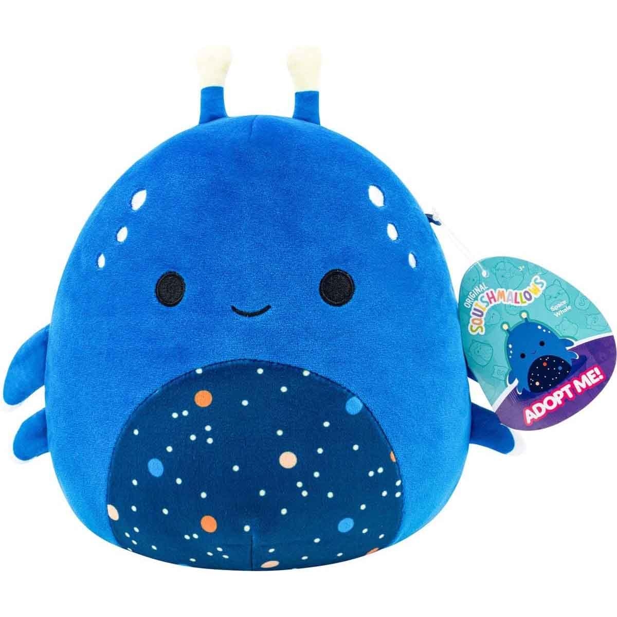 Adopt Me 8" Squishmallow Space Whale Plush Toy Unisex, 3-4 Years